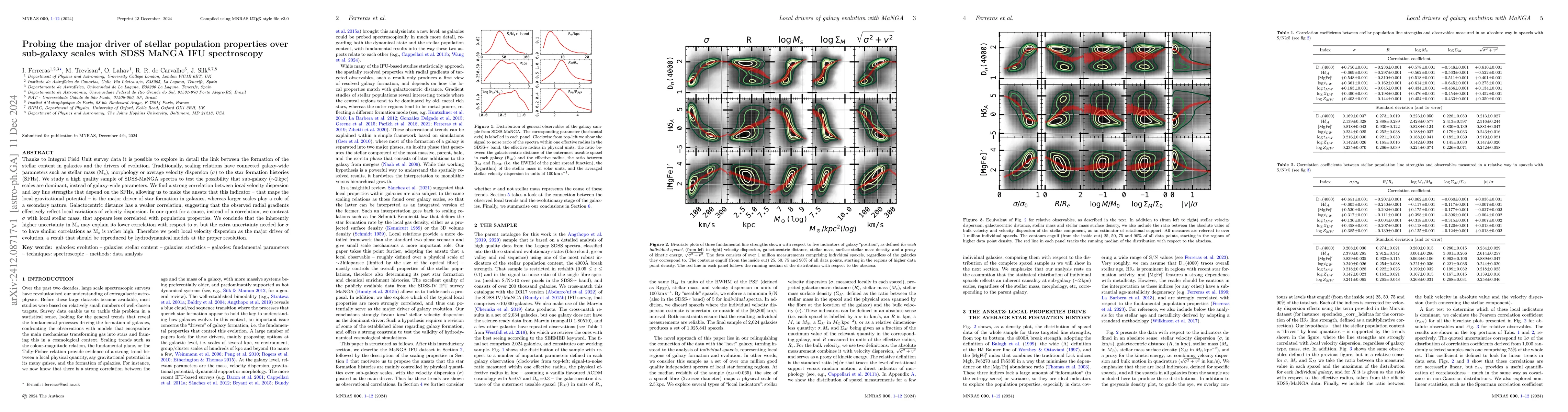 Thumbnail for Probing the major driver of stellar population properties over
  sub-galaxy scales with SDSS MaNGA IFU spectroscopy