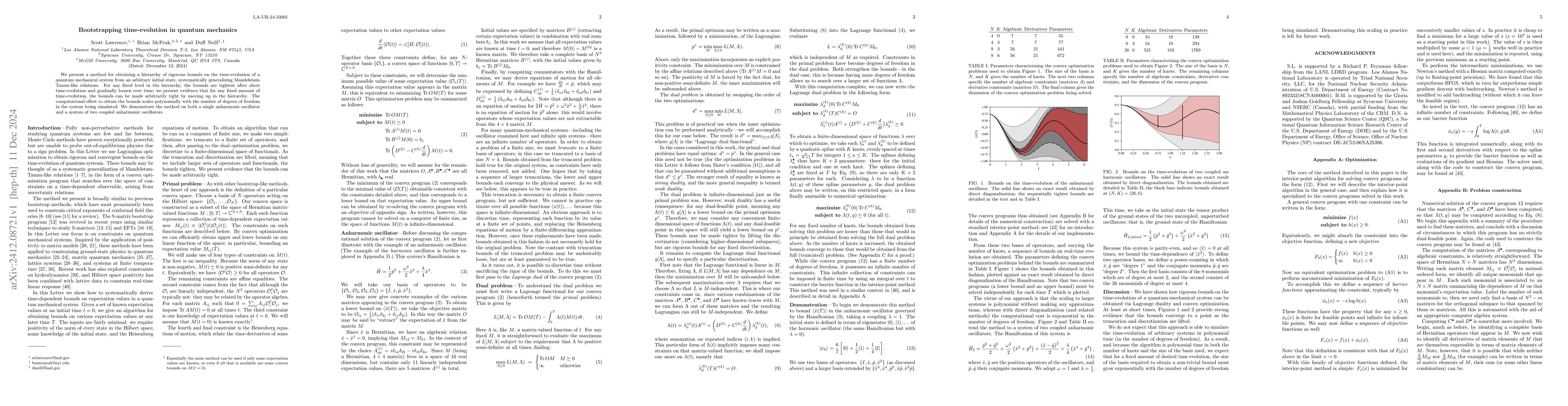 Thumbnail for Bootstrapping time-evolution in quantum mechanics