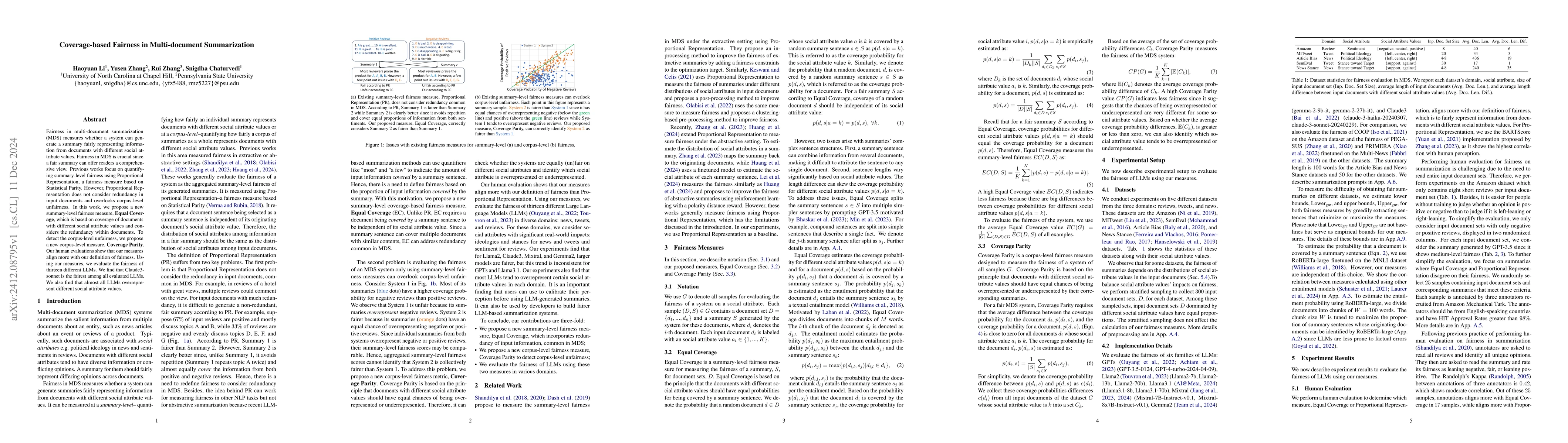 Thumbnail for Coverage-based Fairness in Multi-document Summarization