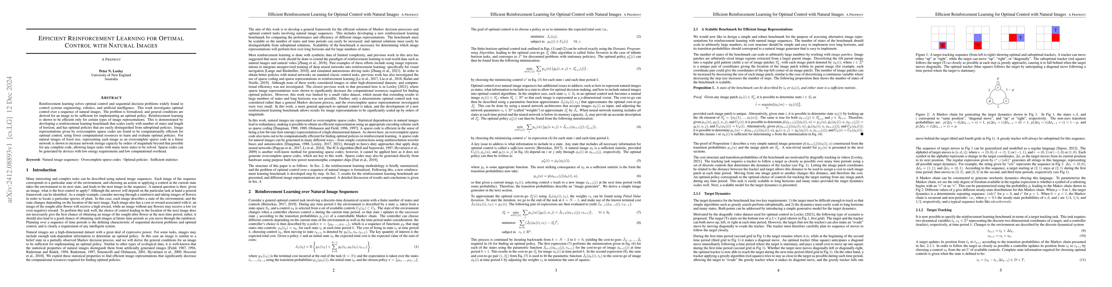 Thumbnail for Efficient Reinforcement Learning for Optimal Control with Natural Images