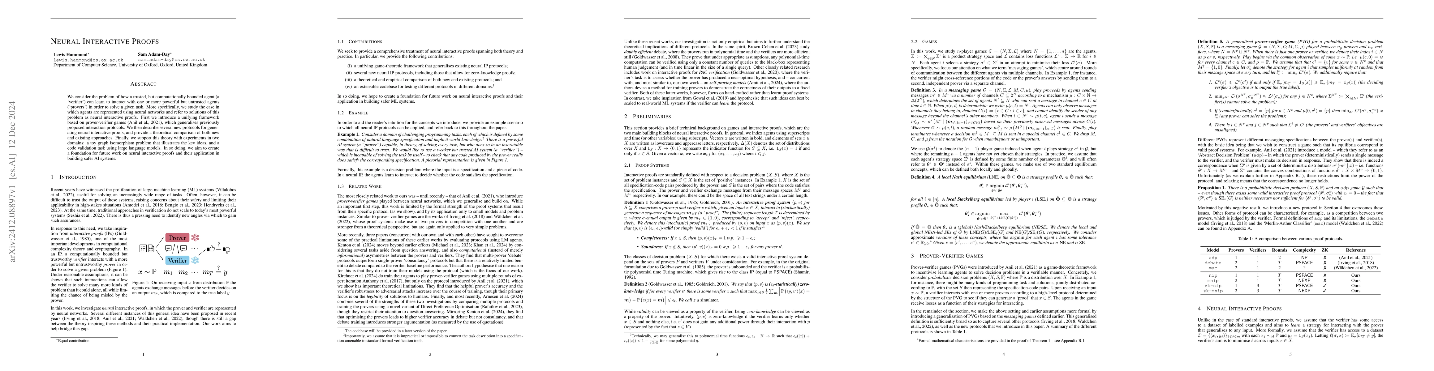 Thumbnail for Neural Interactive Proofs