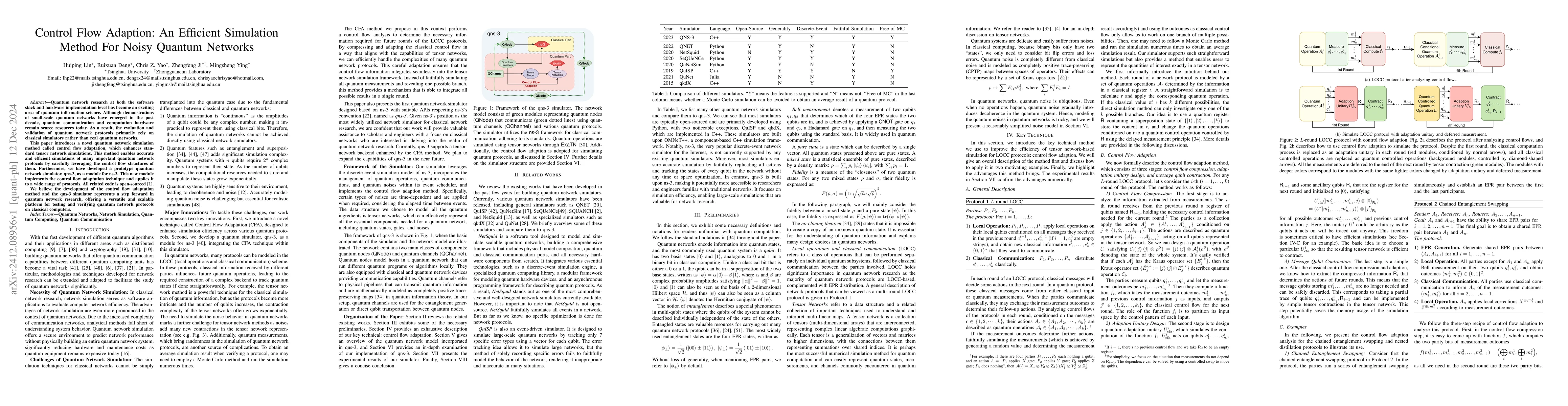 Thumbnail for Control Flow Adaption: An Efficient Simulation Method For Noisy Quantum
  Networks