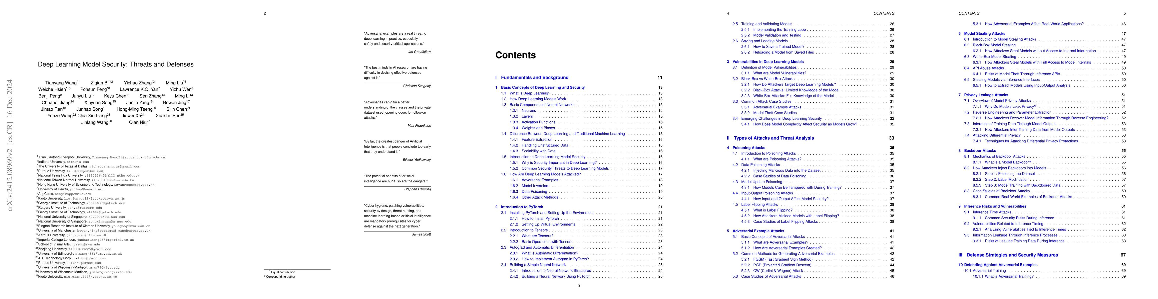 Thumbnail for Deep Learning Model Security: Threats and Defenses