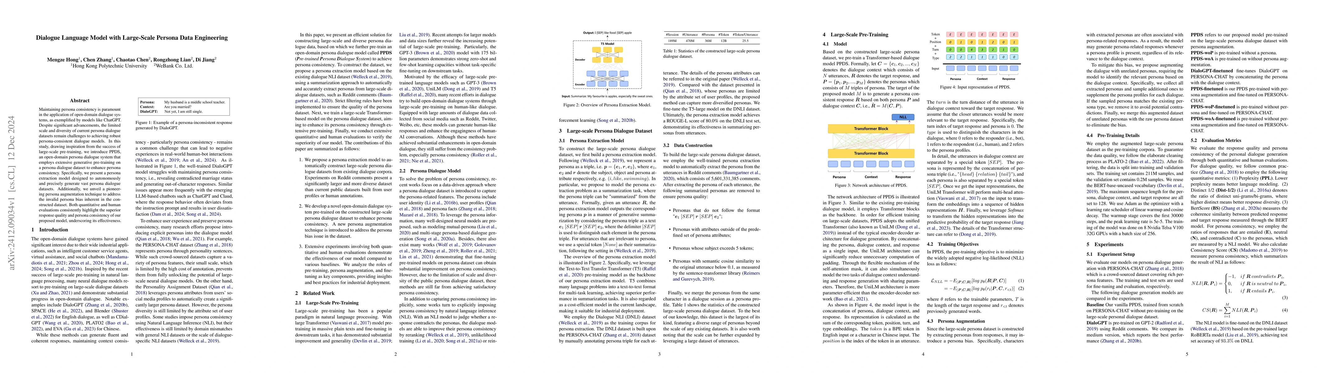 Thumbnail for Dialogue Language Model with Large-Scale Persona Data Engineering