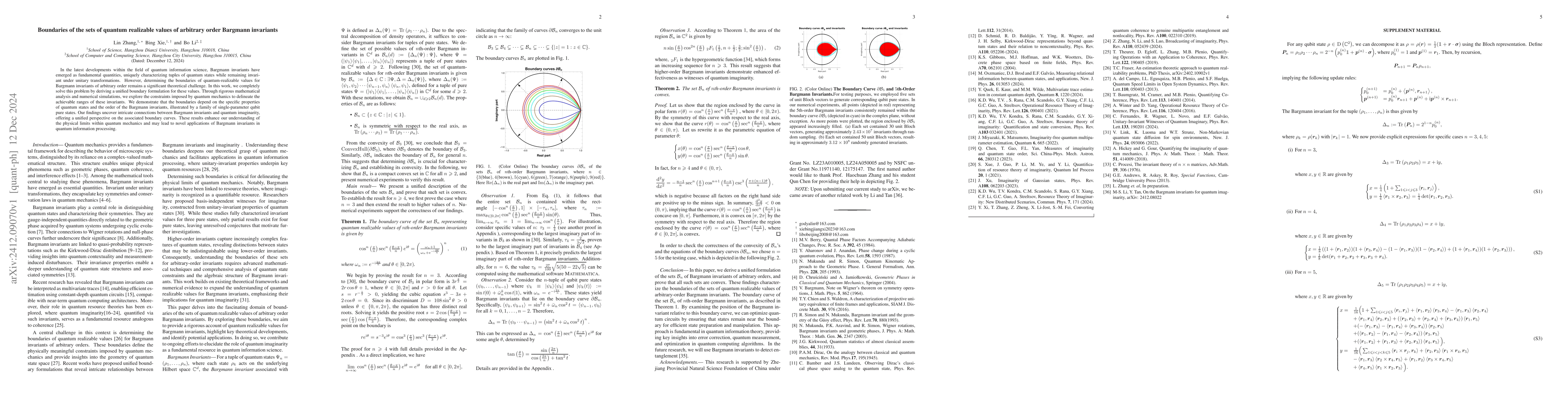 Thumbnail for Boundaries of the sets of quantum realizable values of arbitrary order
  Bargmann invariants