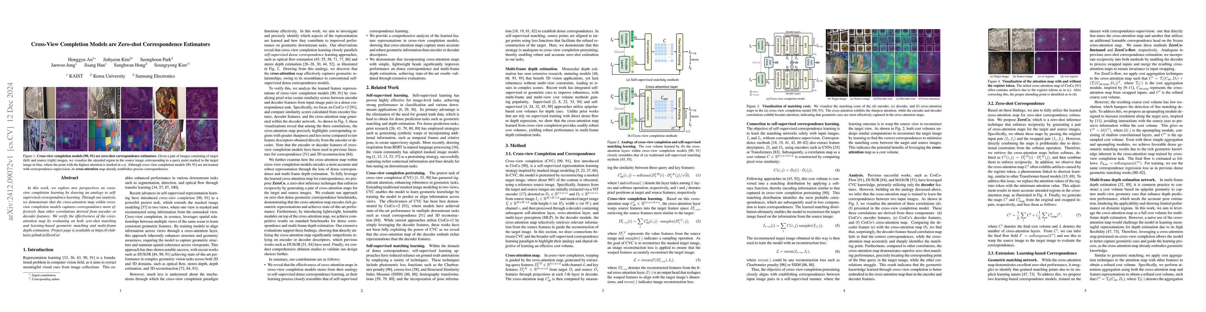 Thumbnail for Cross-View Completion Models are Zero-shot Correspondence Estimators
