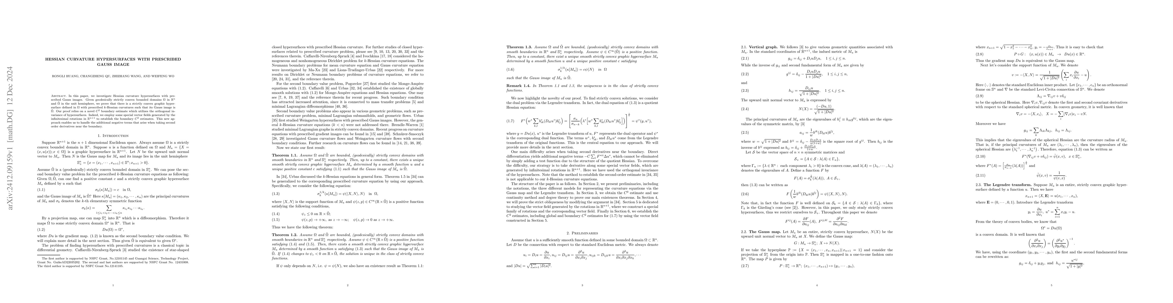 Thumbnail for Hessian curvature hypersurfaces with prescribed Gauss image