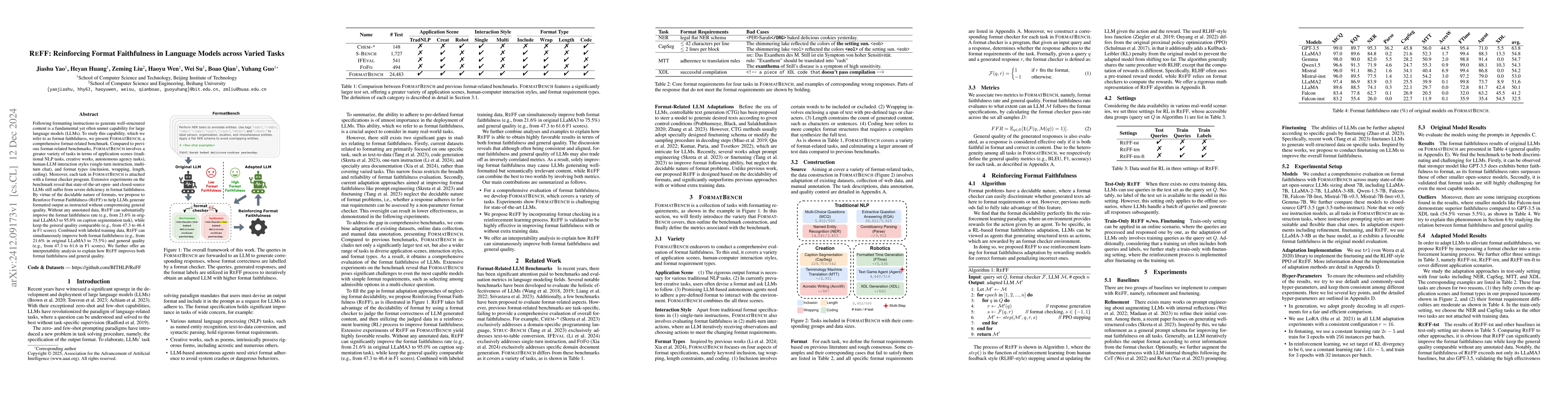 Thumbnail for ReFF: Reinforcing Format Faithfulness in Language Models across Varied
  Tasks