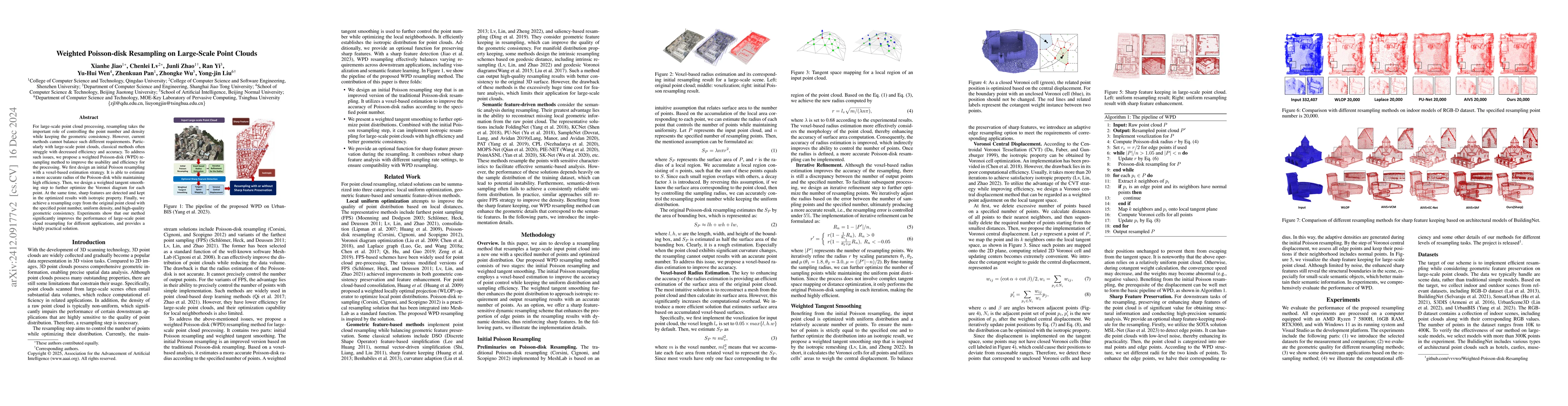 Thumbnail for Weighted Poisson-disk Resampling on Large-Scale Point Clouds