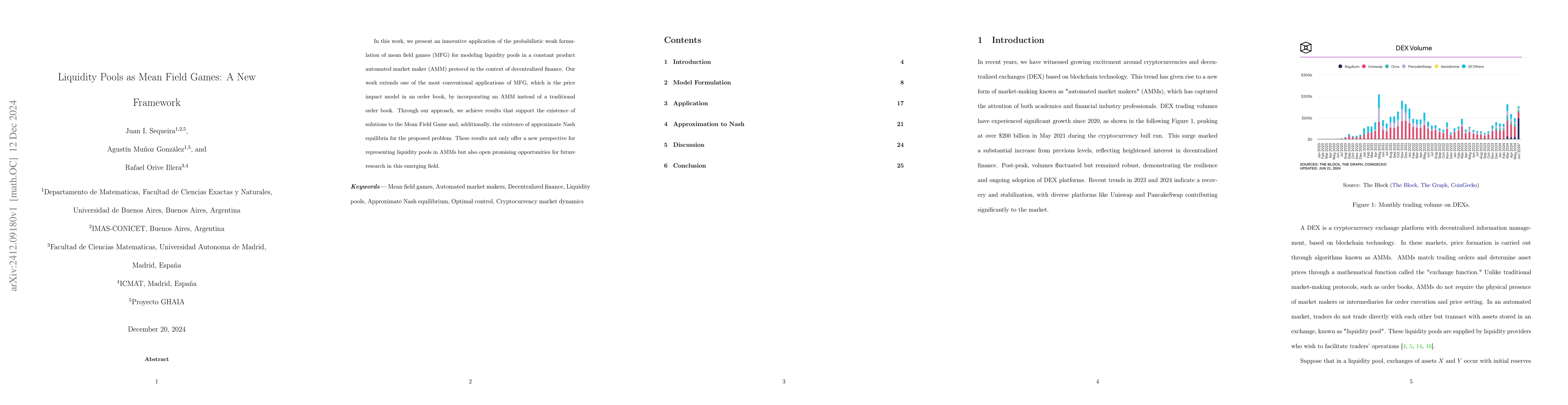 Thumbnail for Liquidity Pools as Mean Field Games: A New Framework