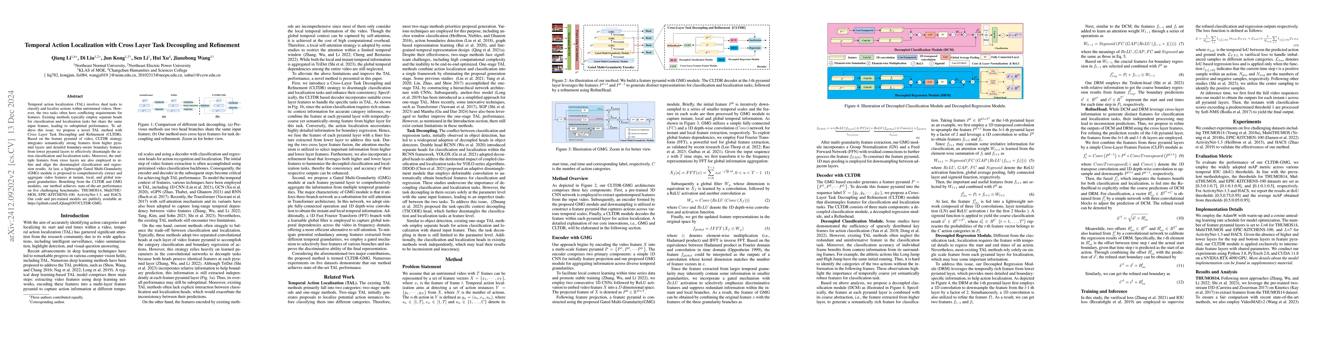 Thumbnail for Temporal Action Localization with Cross Layer Task Decoupling and
  Refinement