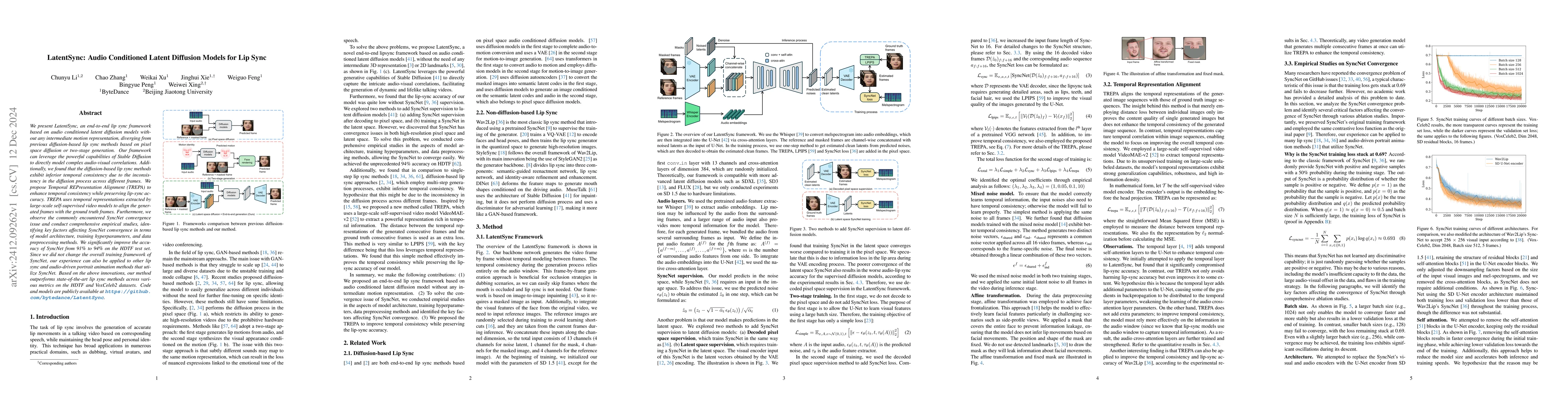 Thumbnail for LatentSync: Audio Conditioned Latent Diffusion Models for Lip Sync
