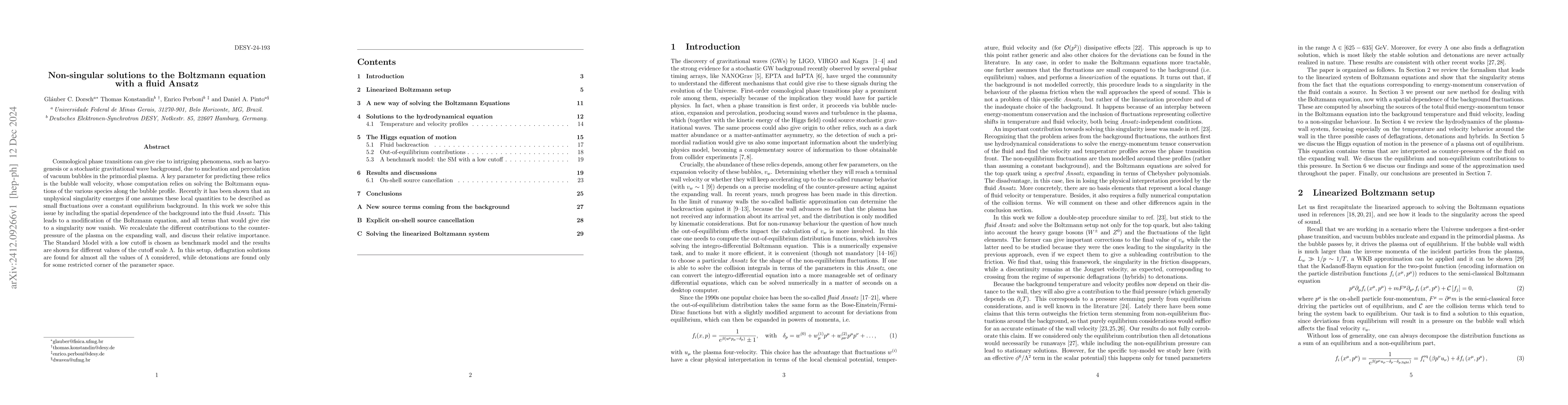 Thumbnail for Non-singular solutions to the Boltzmann equation with a fluid Ansatz