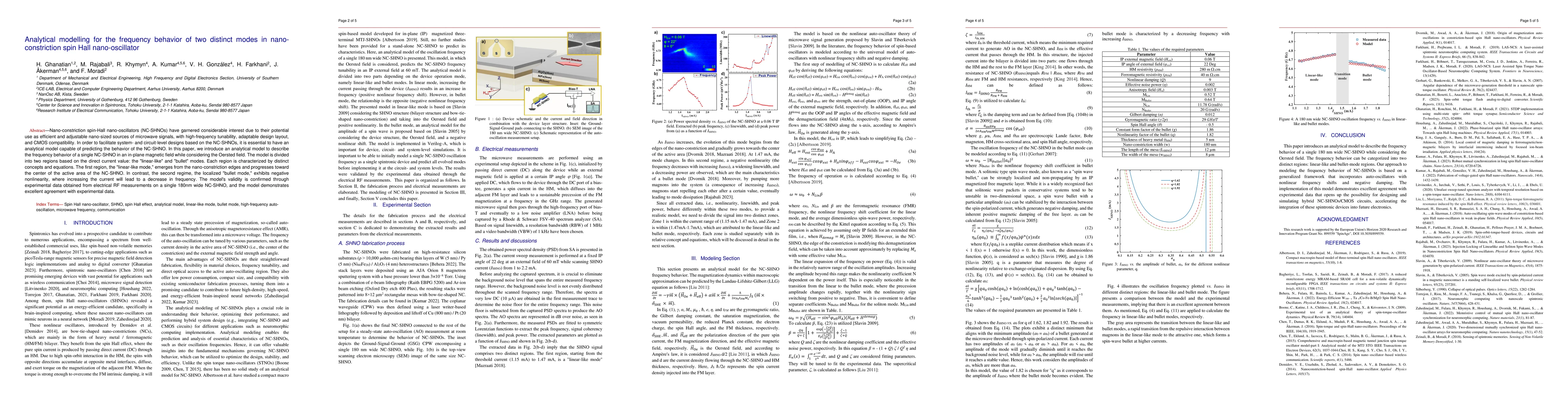 Thumbnail for Analytical model for the frequency behavior of two distinct modes in
  nano-constriction spin Hall nano-oscillator