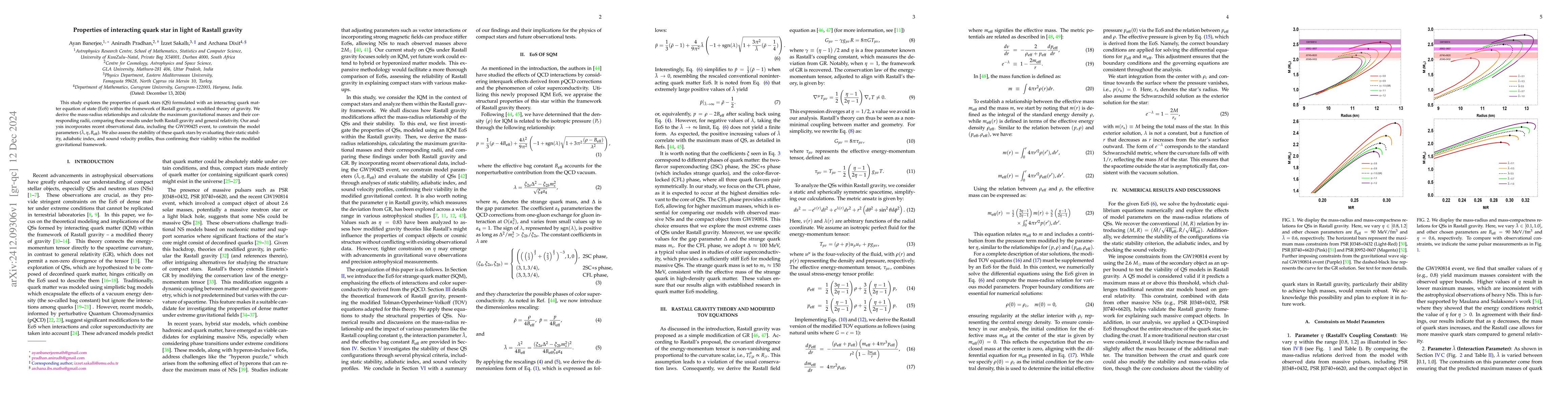 Thumbnail for Properties of interacting quark star in light of Rastall gravity