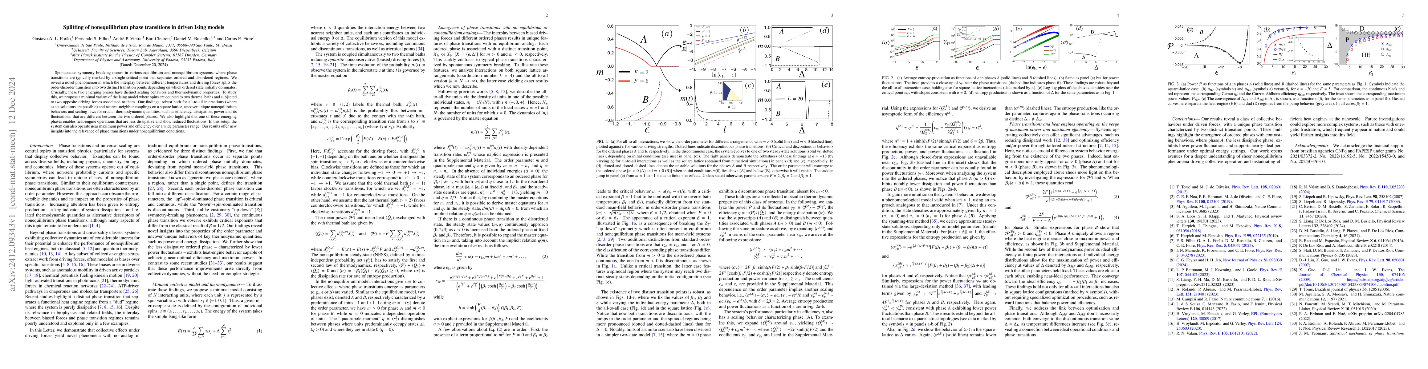 Thumbnail for Splitting of nonequilibrium phase transitions in driven Ising models