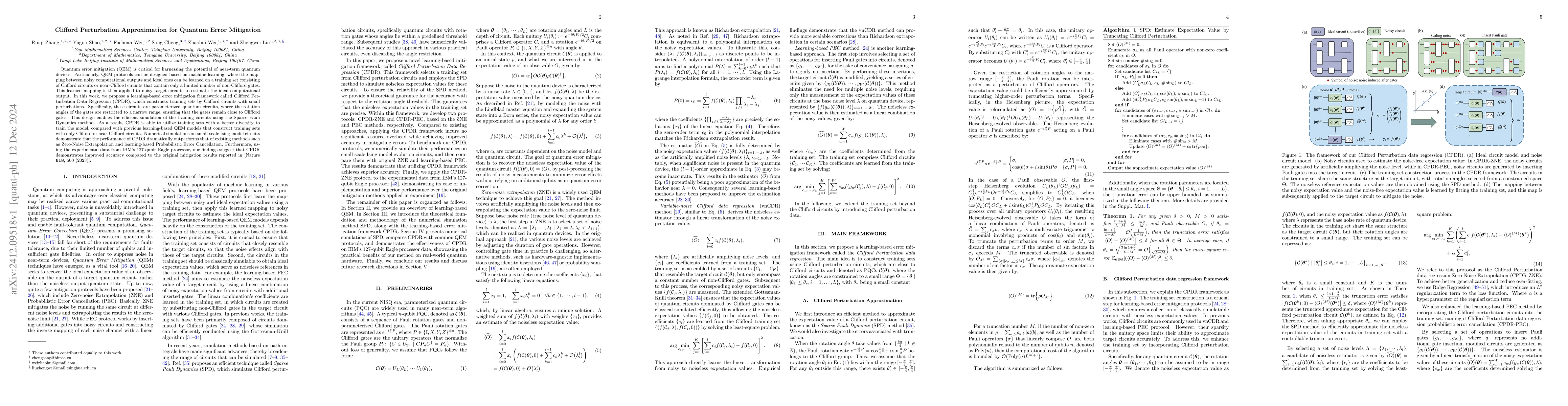Thumbnail for Clifford Perturbation Approximation for Quantum Error Mitigation