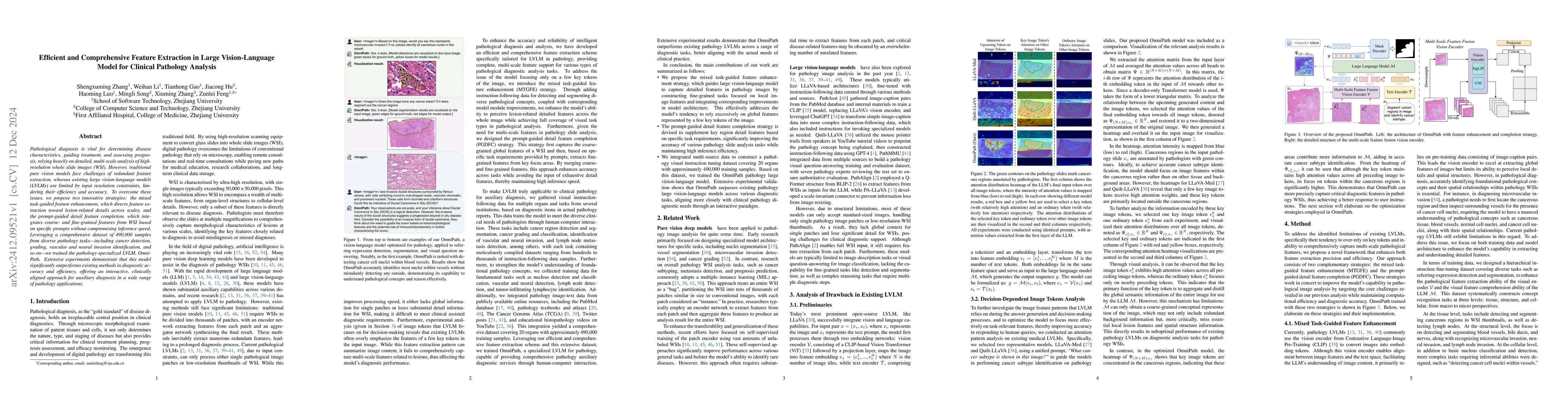 Thumbnail for Efficient and Comprehensive Feature Extraction in Large Vision-Language
  Model for Clinical Pathology Analysis