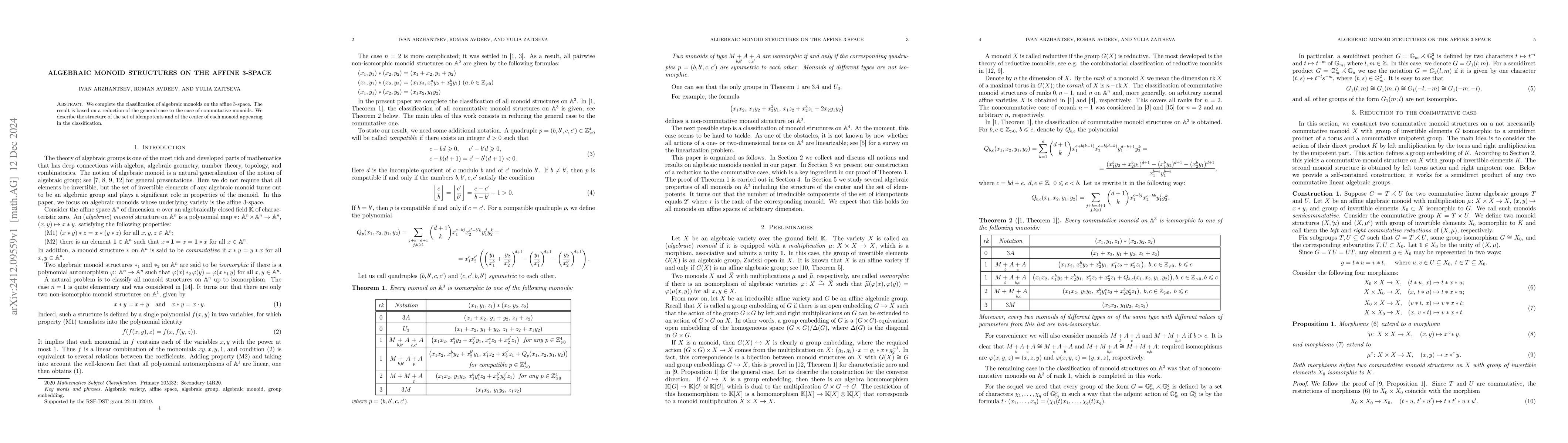 Thumbnail for Algebraic monoid structures on the affine 3-space