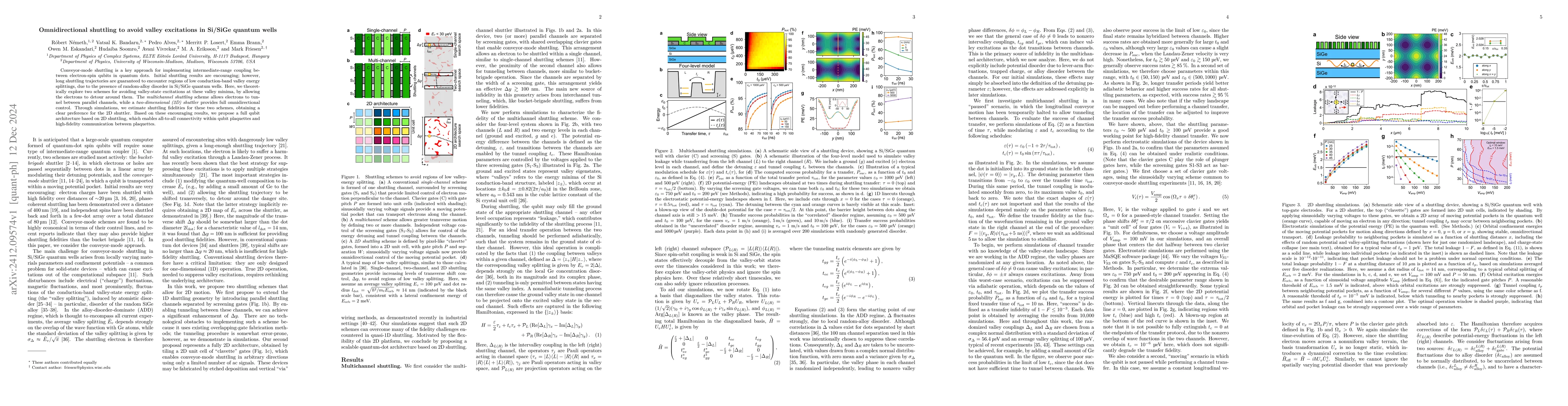 Thumbnail for Omnidirectional shuttling to avoid valley excitations in Si/SiGe quantum
  wells