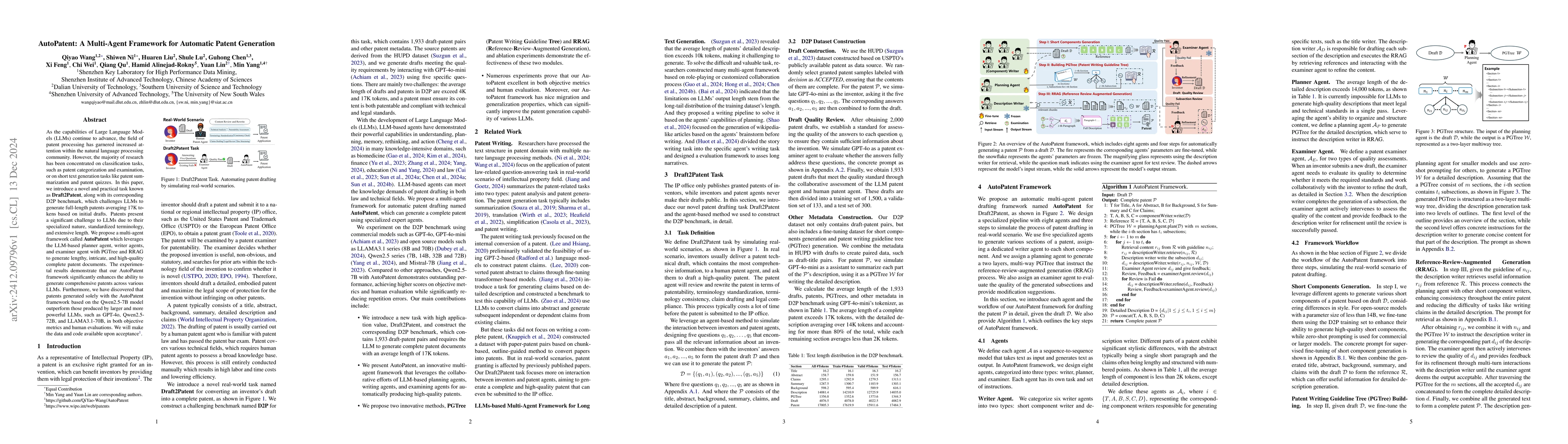 Thumbnail for AutoPatent: A Multi-Agent Framework for Automatic Patent Generation