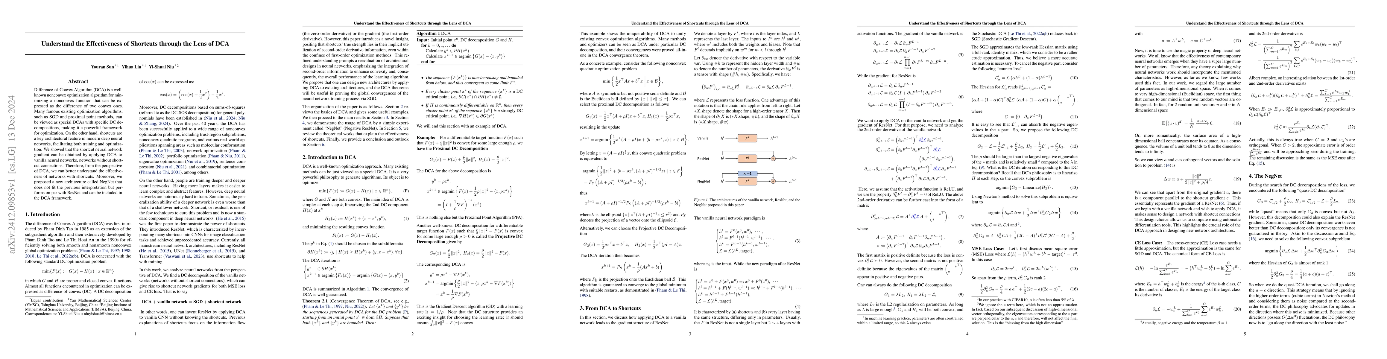 Thumbnail for Understand the Effectiveness of Shortcuts through the Lens of DCA