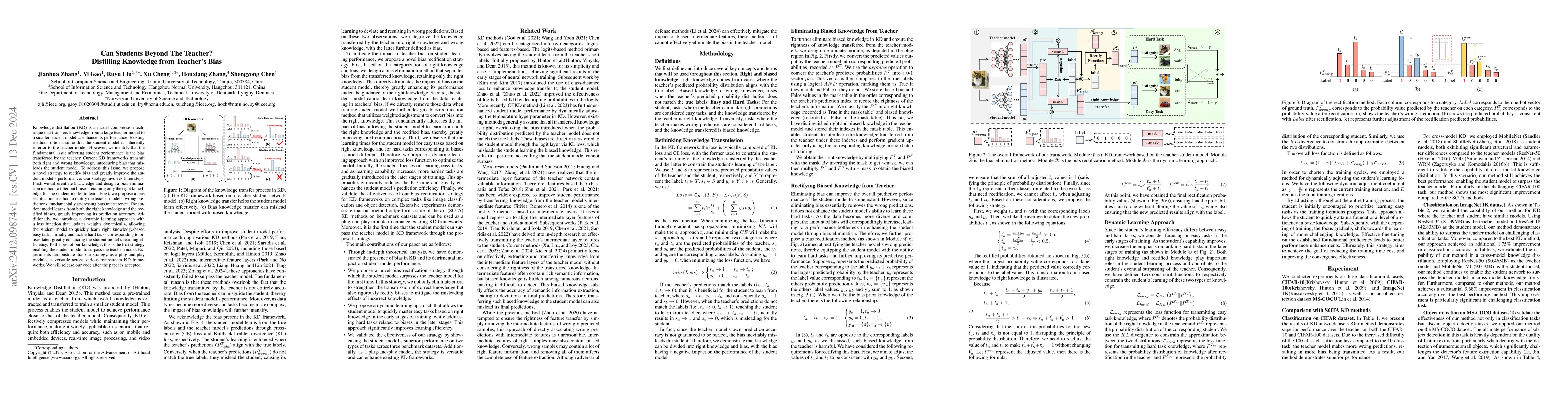 Thumbnail for Can Students Beyond The Teacher? Distilling Knowledge from Teacher's
  Bias