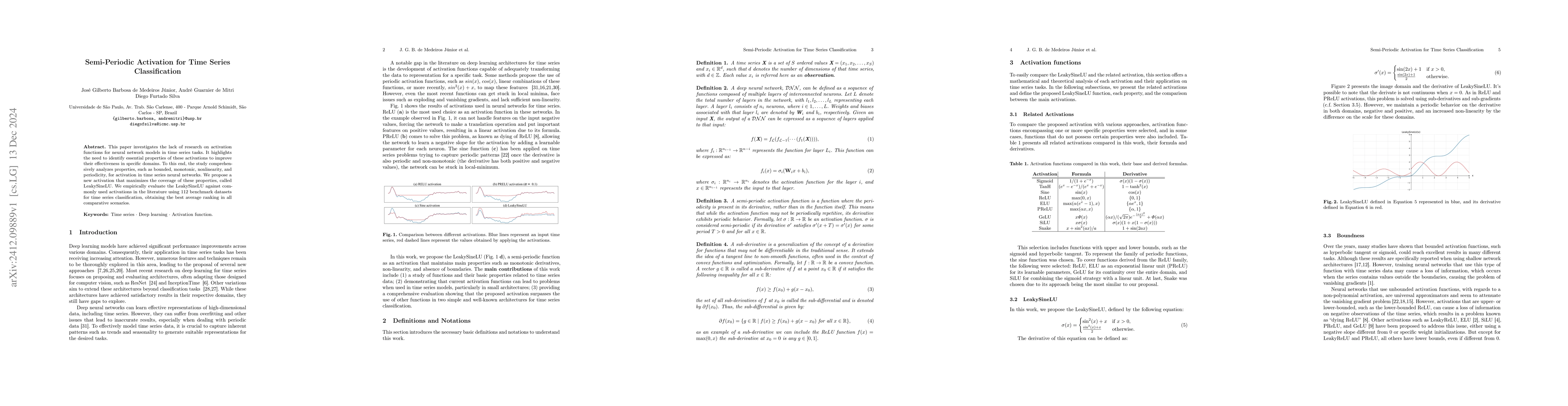 Thumbnail for Semi-Periodic Activation for Time Series Classification