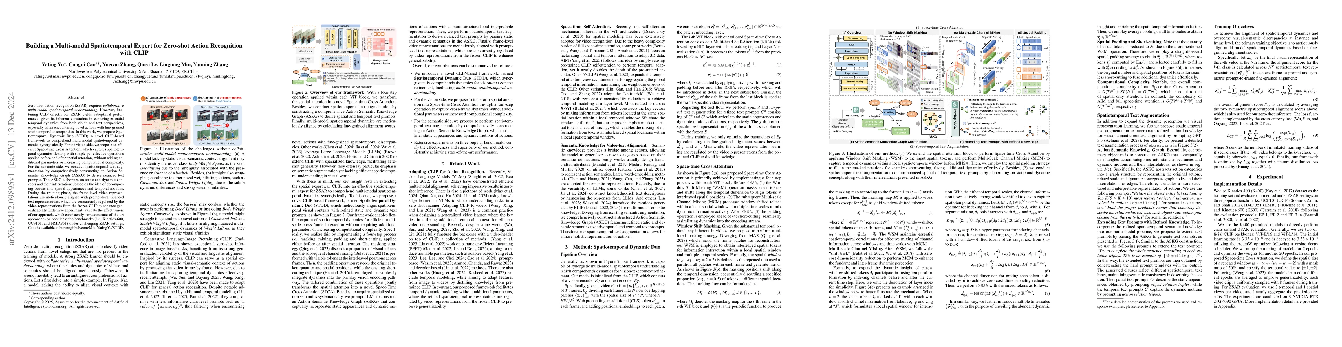 Thumbnail for Building a Multi-modal Spatiotemporal Expert for Zero-shot Action
  Recognition with CLIP