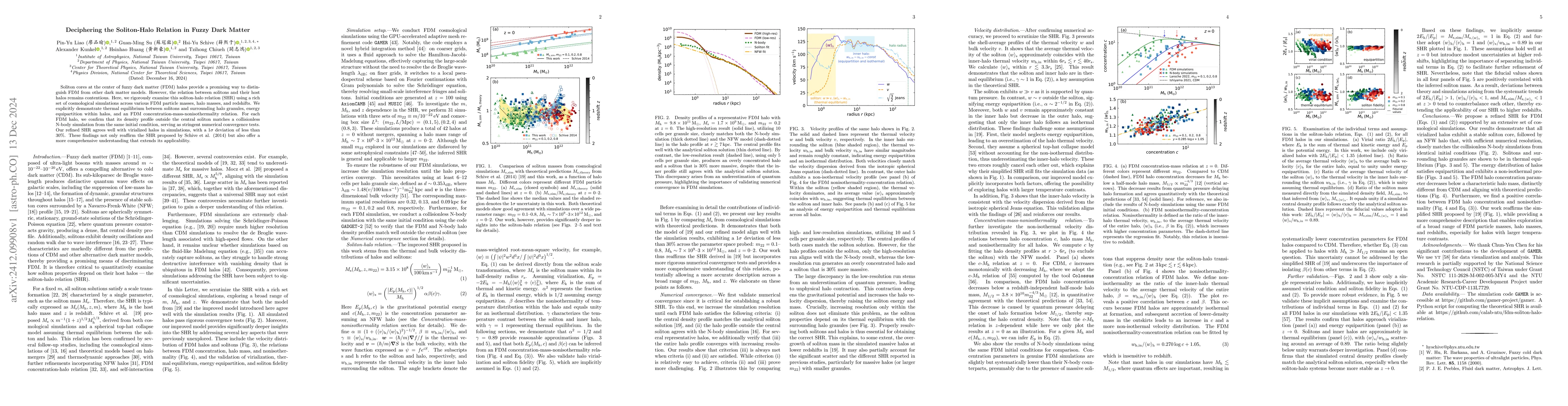 Thumbnail for Deciphering the Soliton-Halo Relation in Fuzzy Dark Matter