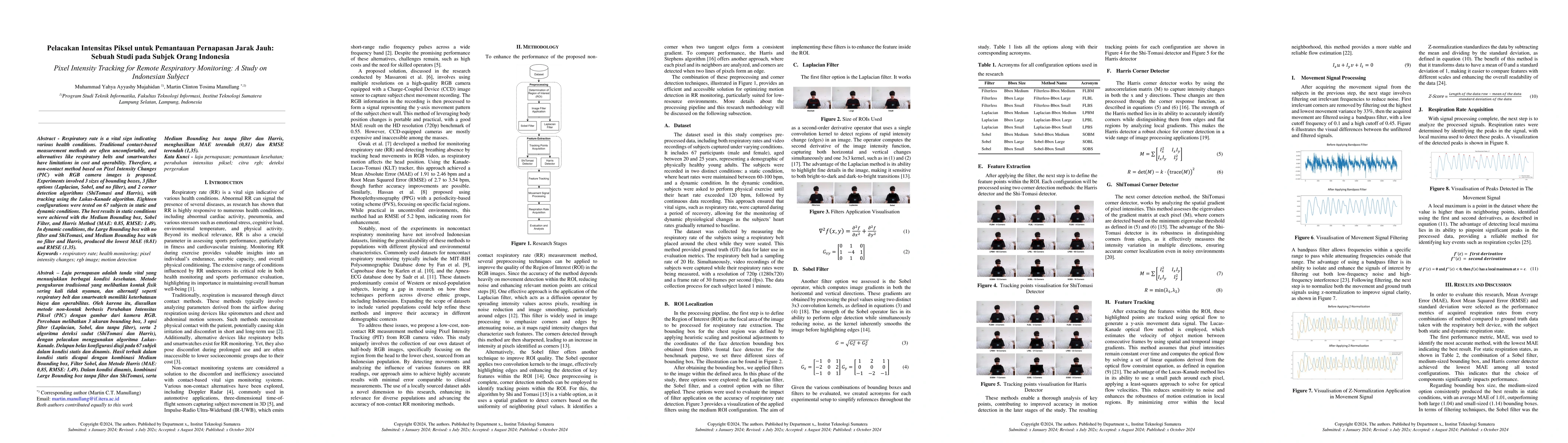 Thumbnail for Pixel Intensity Tracking for Remote Respiratory Monitoring: A Study on
  Indonesian Subject