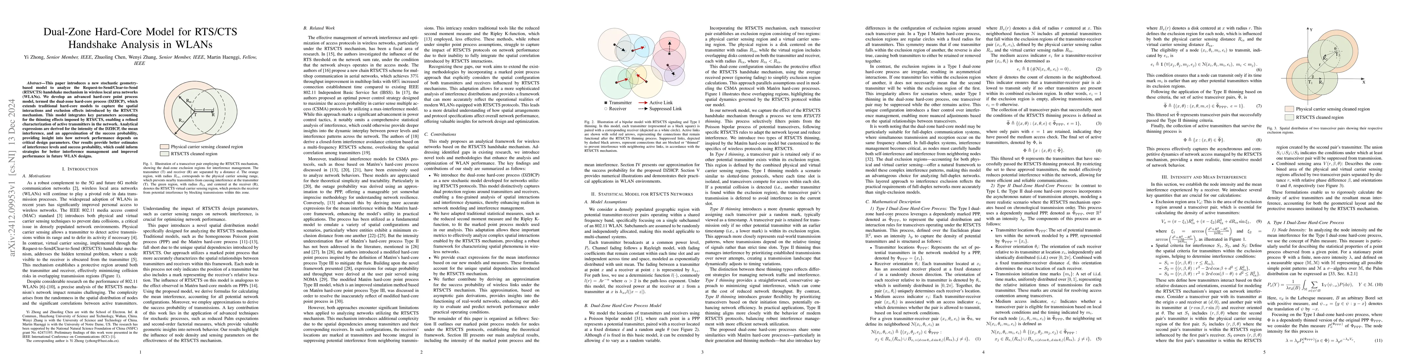 Thumbnail for Dual-Zone Hard-Core Model for RTS/CTS Handshake Analysis in WLANs