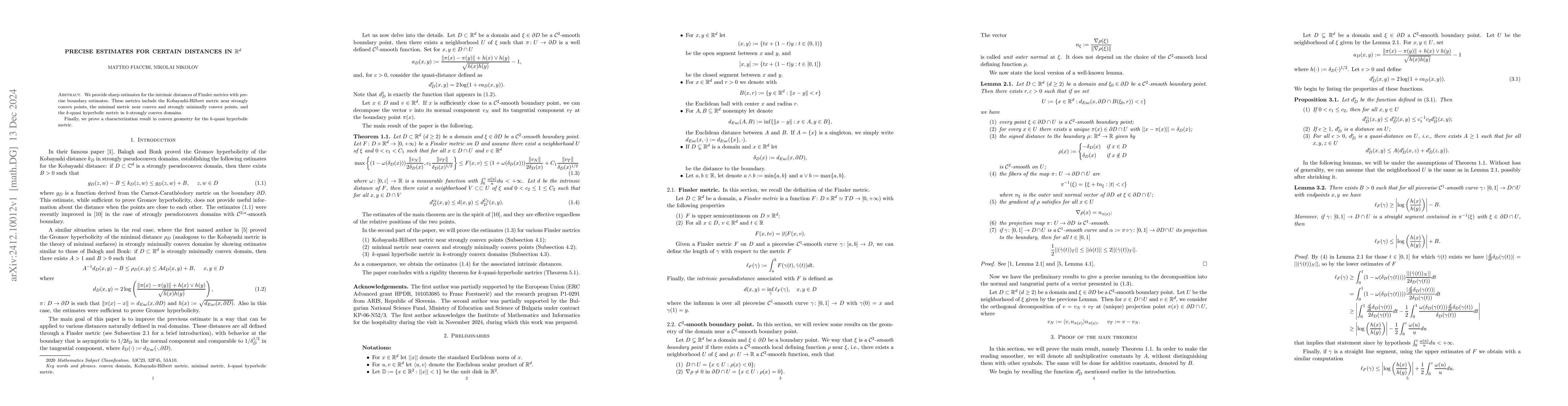 Thumbnail for Precise estimates for certain distances in $\mathbb{R}^d$