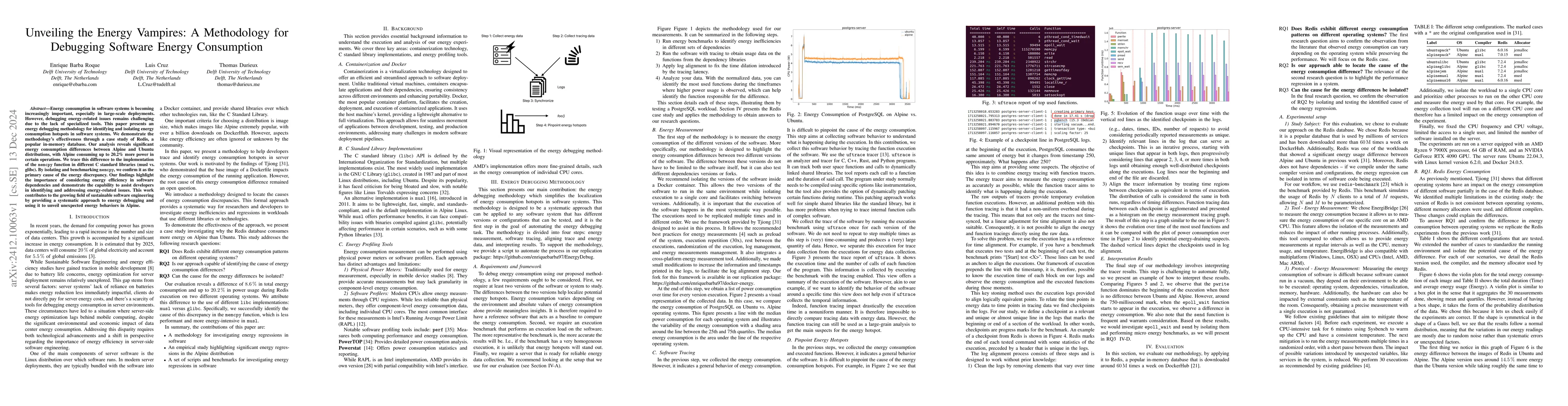 Thumbnail for Unveiling the Energy Vampires: A Methodology for Debugging Software
  Energy Consumption