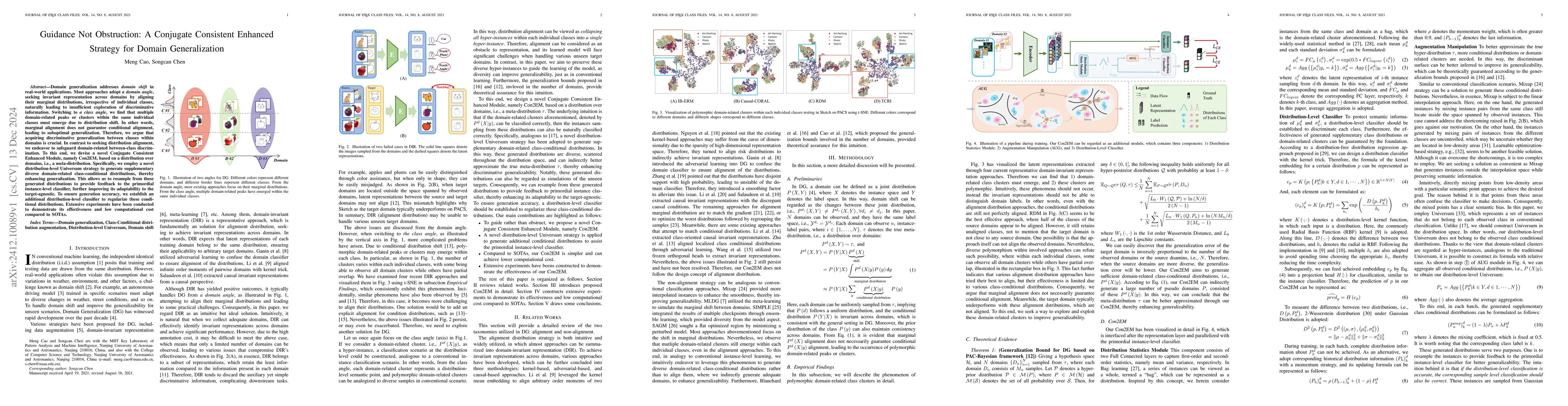 Thumbnail for Guidance Not Obstruction: A Conjugate Consistent Enhanced Strategy for
  Domain Generalization
