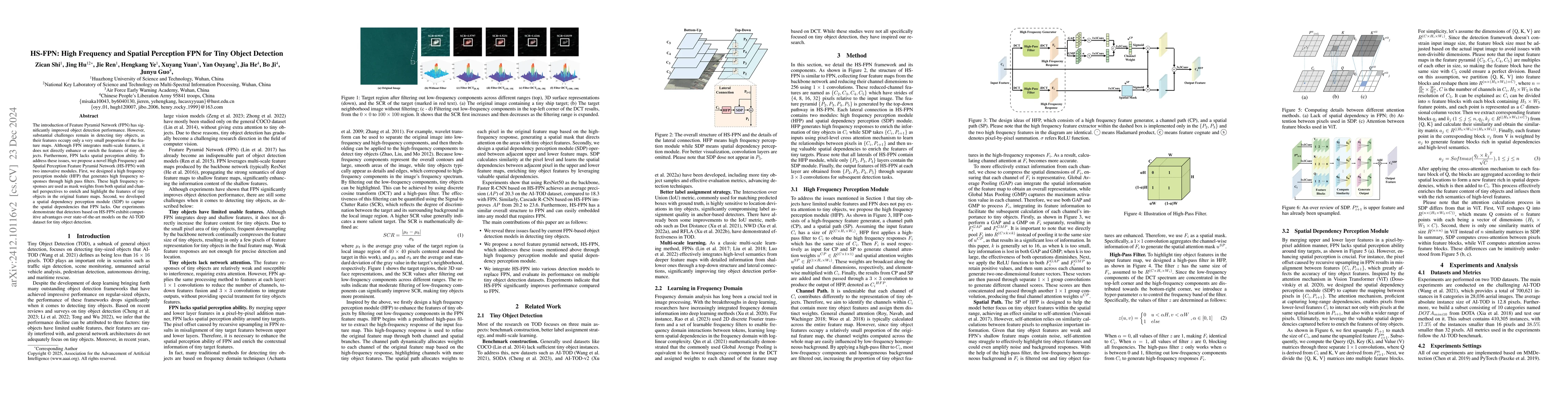 Thumbnail for HS-FPN: High Frequency and Spatial Perception FPN for Tiny Object
  Detection