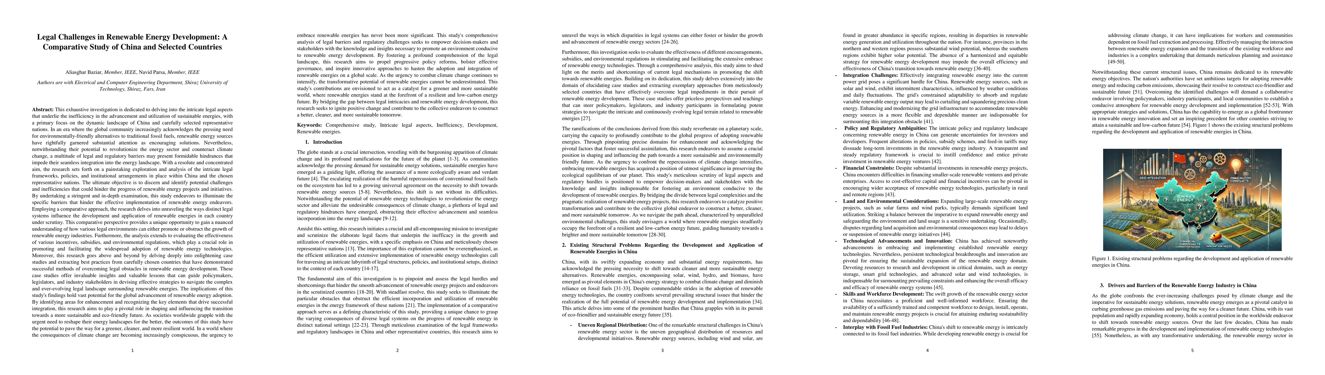 Thumbnail for Legal Challenges in Renewable Energy Development: A Comparative Study of
  China and Selected Countries