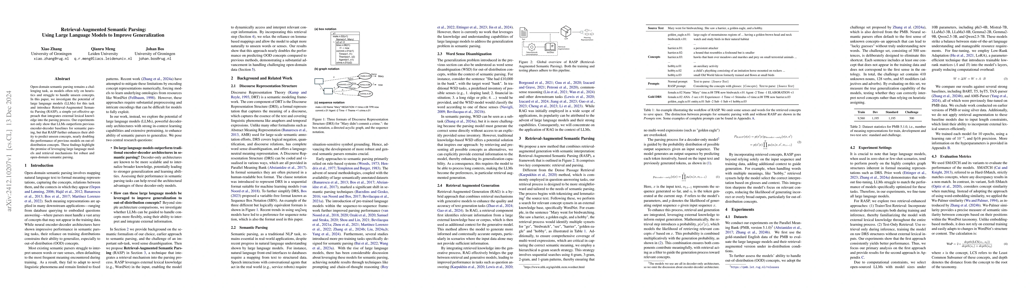 Thumbnail for Retrieval-Augmented Semantic Parsing: Using Large Language Models to
  Improve Generalization