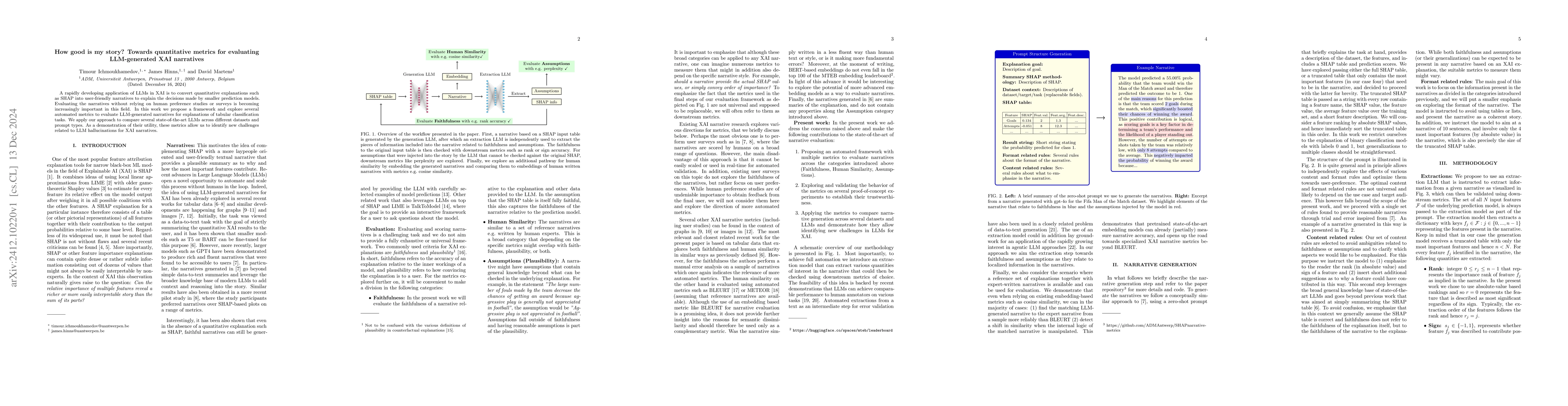 Thumbnail for How good is my story? Towards quantitative metrics for evaluating
  LLM-generated XAI narratives