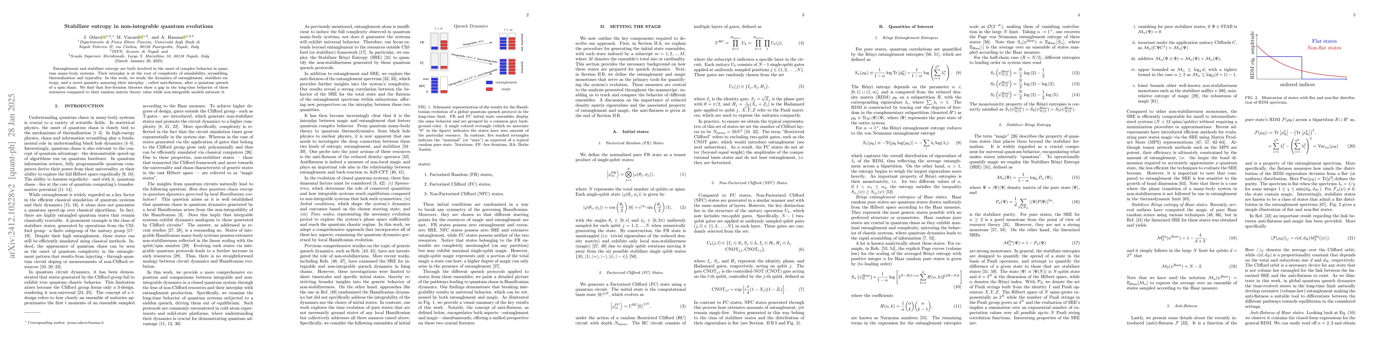 Thumbnail for Stabilizer entropy in non-integrable quantum evolutions