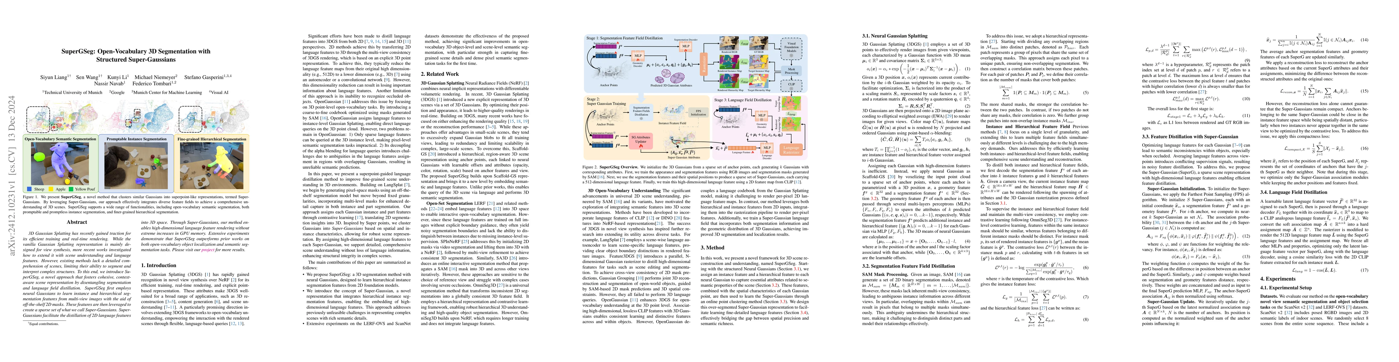 Thumbnail for SuperGSeg: Open-Vocabulary 3D Segmentation with Structured
  Super-Gaussians