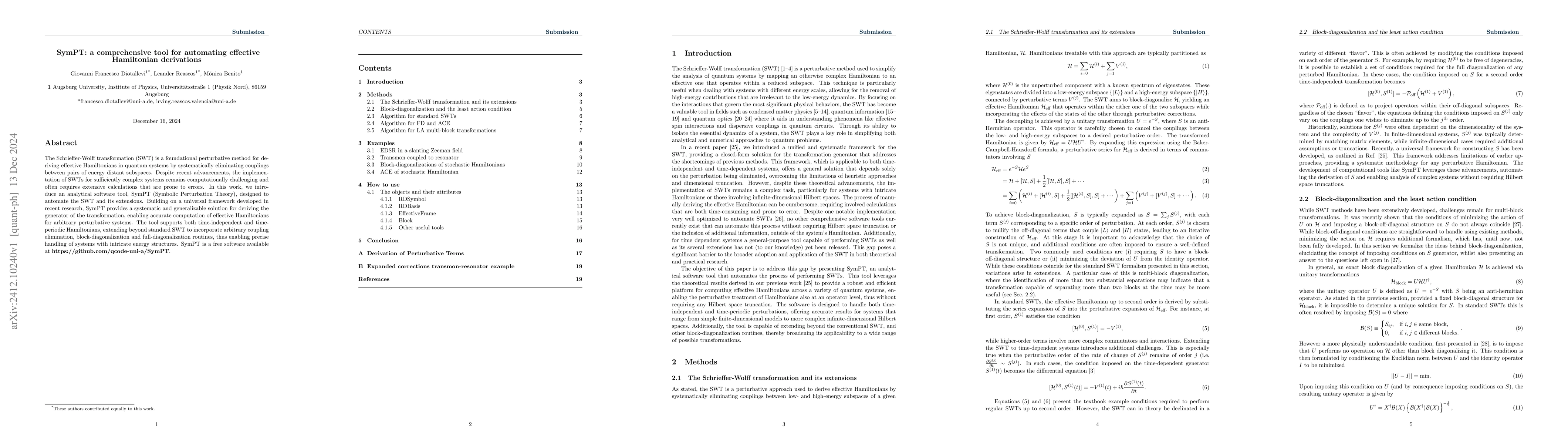 Thumbnail for SymPT: a comprehensive tool for automating effective Hamiltonian
  derivations