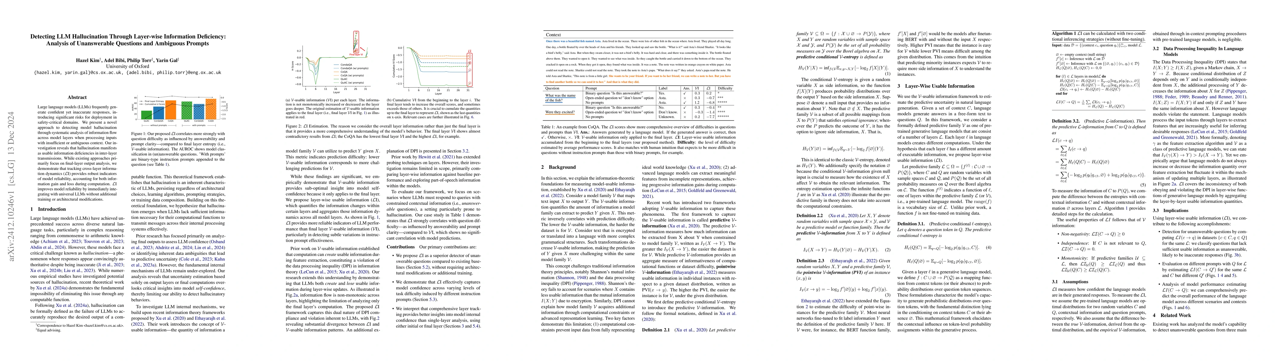 Thumbnail for Detecting LLM Hallucination Through Layer-wise Information Deficiency:
  Analysis of Unanswerable Questions and Ambiguous Prompts