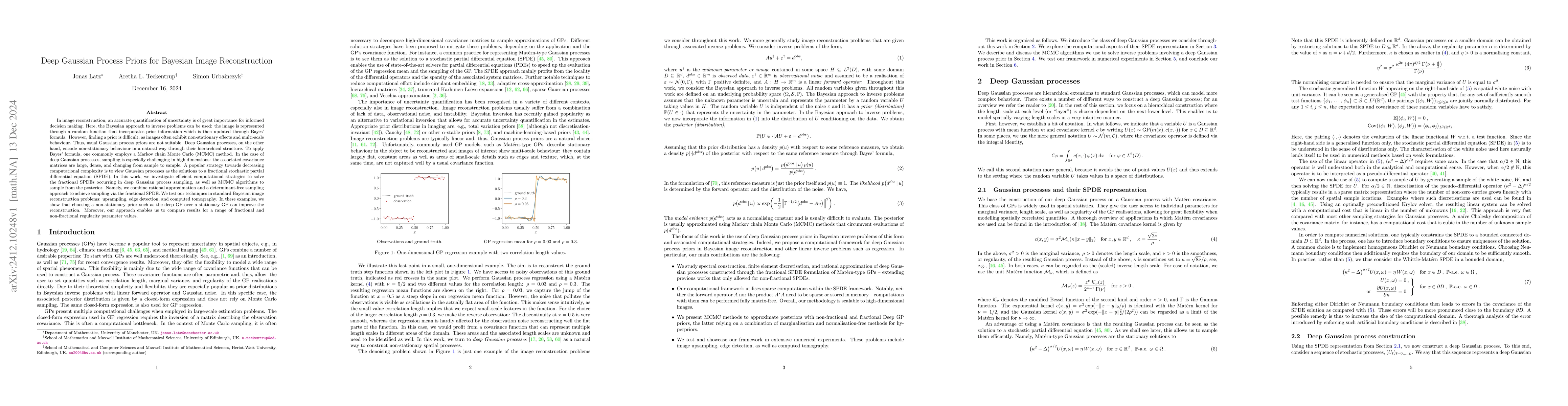 Thumbnail for Deep Gaussian Process Priors for Bayesian Image Reconstruction