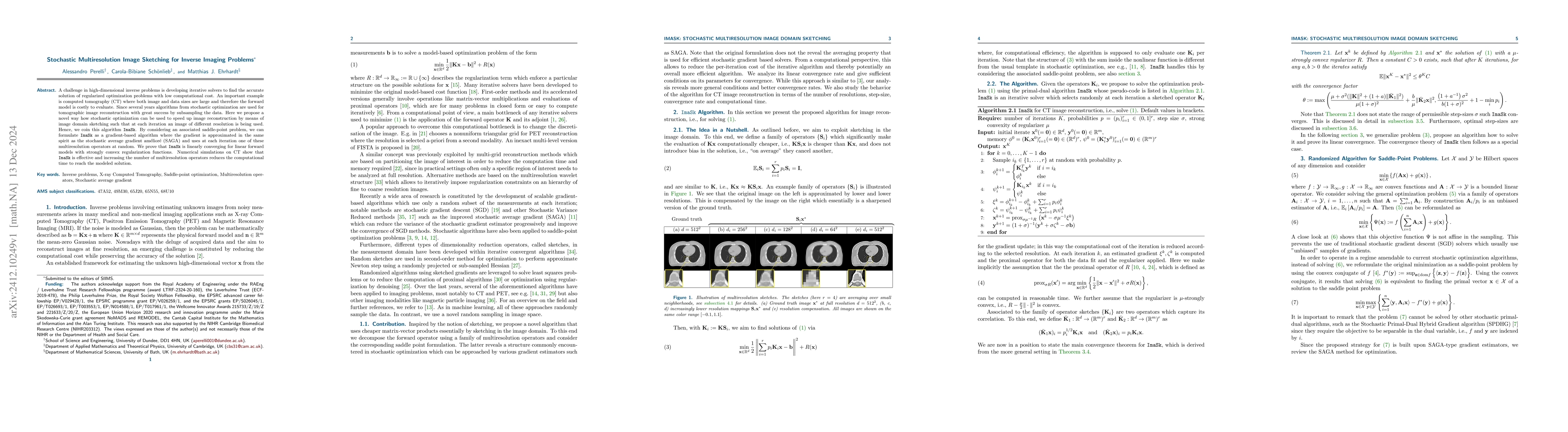Thumbnail for Stochastic Multiresolution Image Sketching for Inverse Imaging Problems
