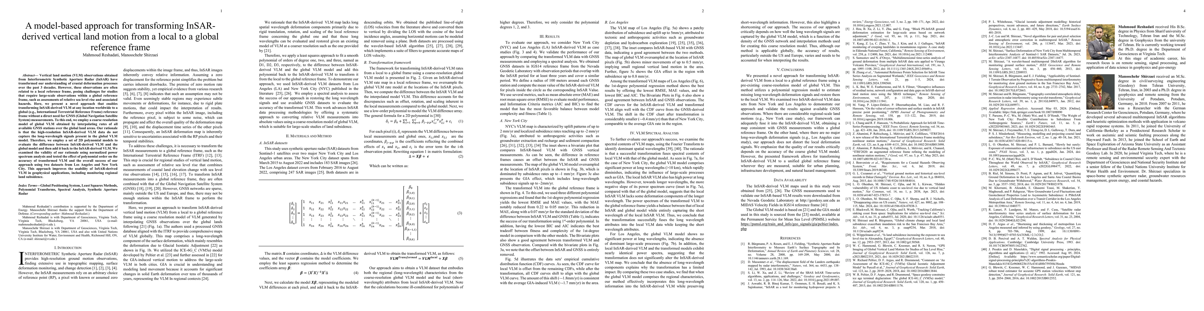 Thumbnail for A model-based approach for transforming InSAR-derived vertical land
  motion from a local to a global reference frame