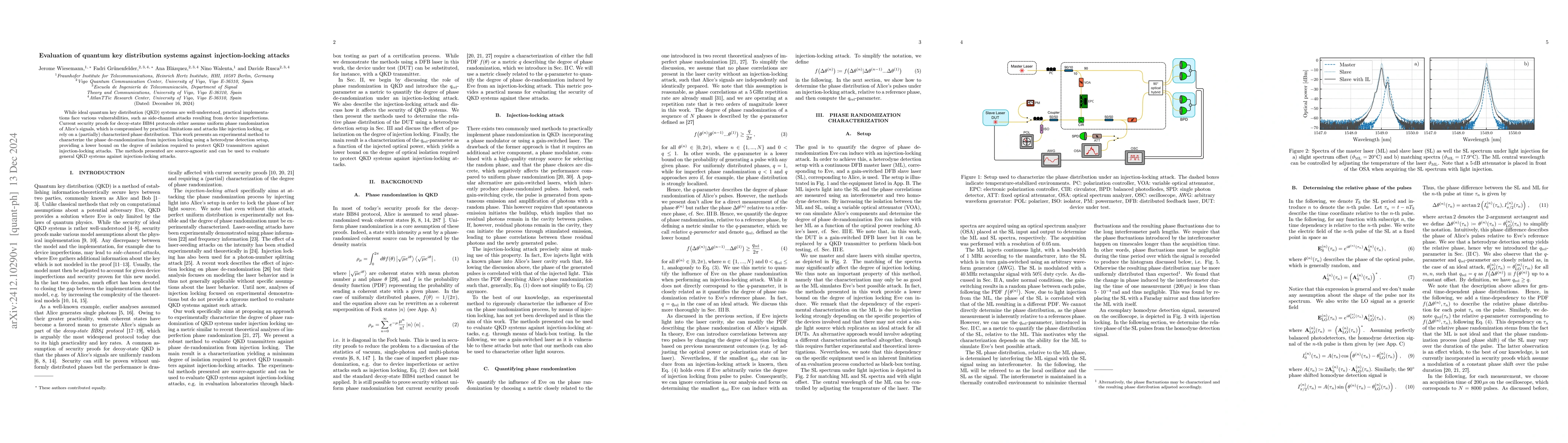 Thumbnail for Evaluation of quantum key distribution systems against injection-locking
  attacks