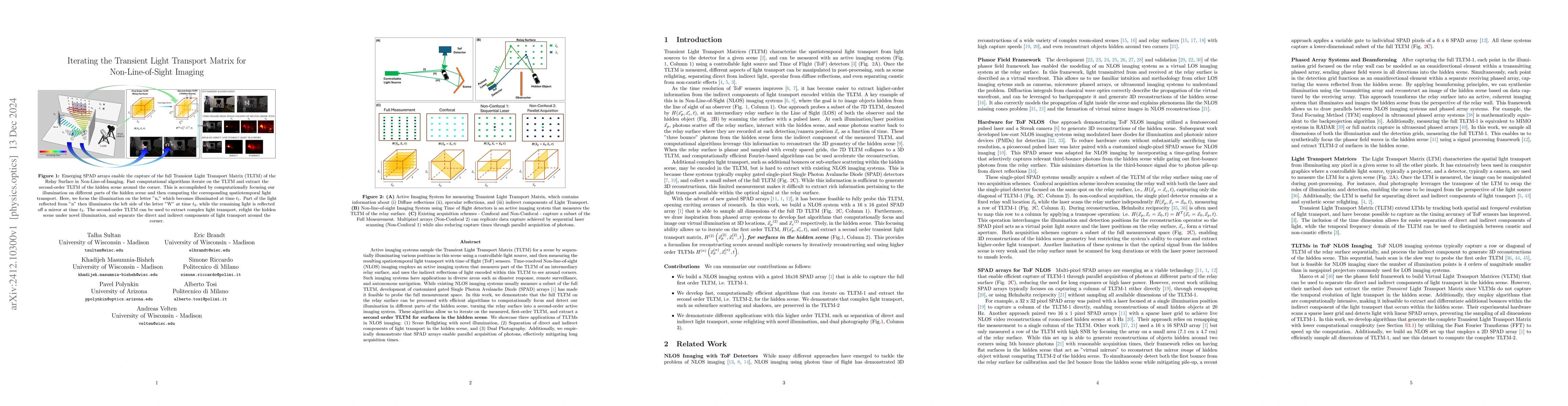 Thumbnail for Iterating the Transient Light Transport Matrix for Non-Line-of-Sight
  Imaging