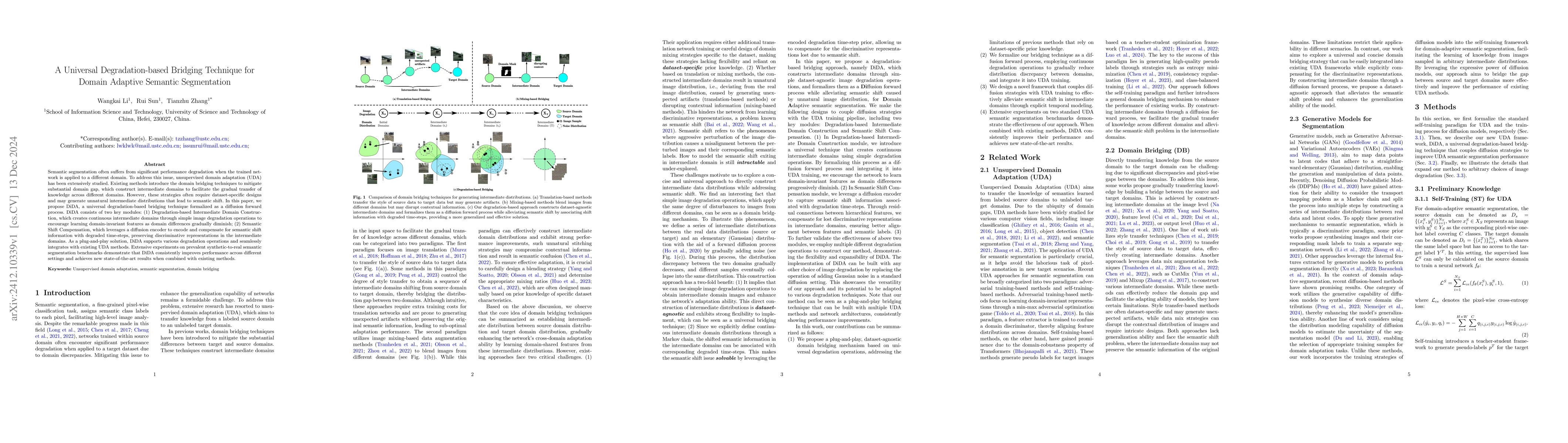 Thumbnail for A Universal Degradation-based Bridging Technique for Domain Adaptive
  Semantic Segmentation