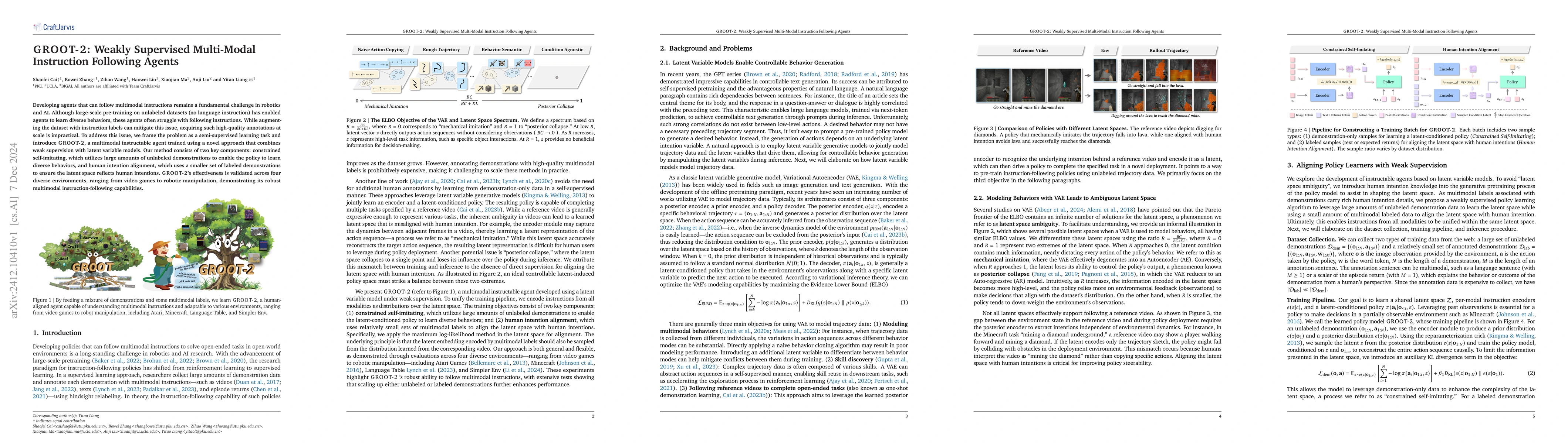 Thumbnail for GROOT-2: Weakly Supervised Multi-Modal Instruction Following Agents